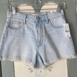 New with tags PacSun High Rise Festival Jean shorts size 25